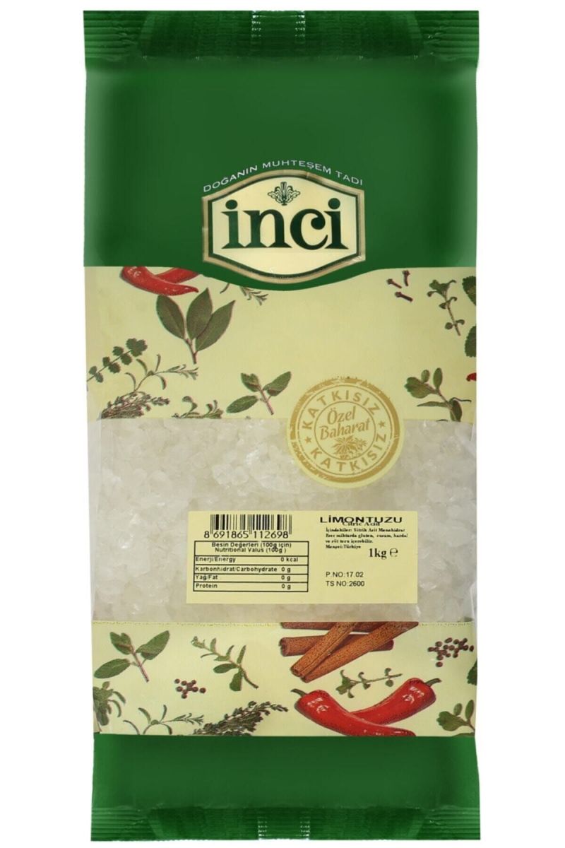 İNCİ LİMON TUZU 1 KG