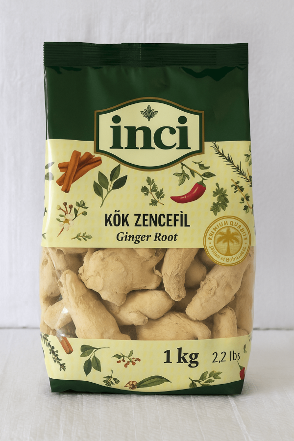 İNCİ BAHARAT KÖK ZENCEFİL  1 KG.