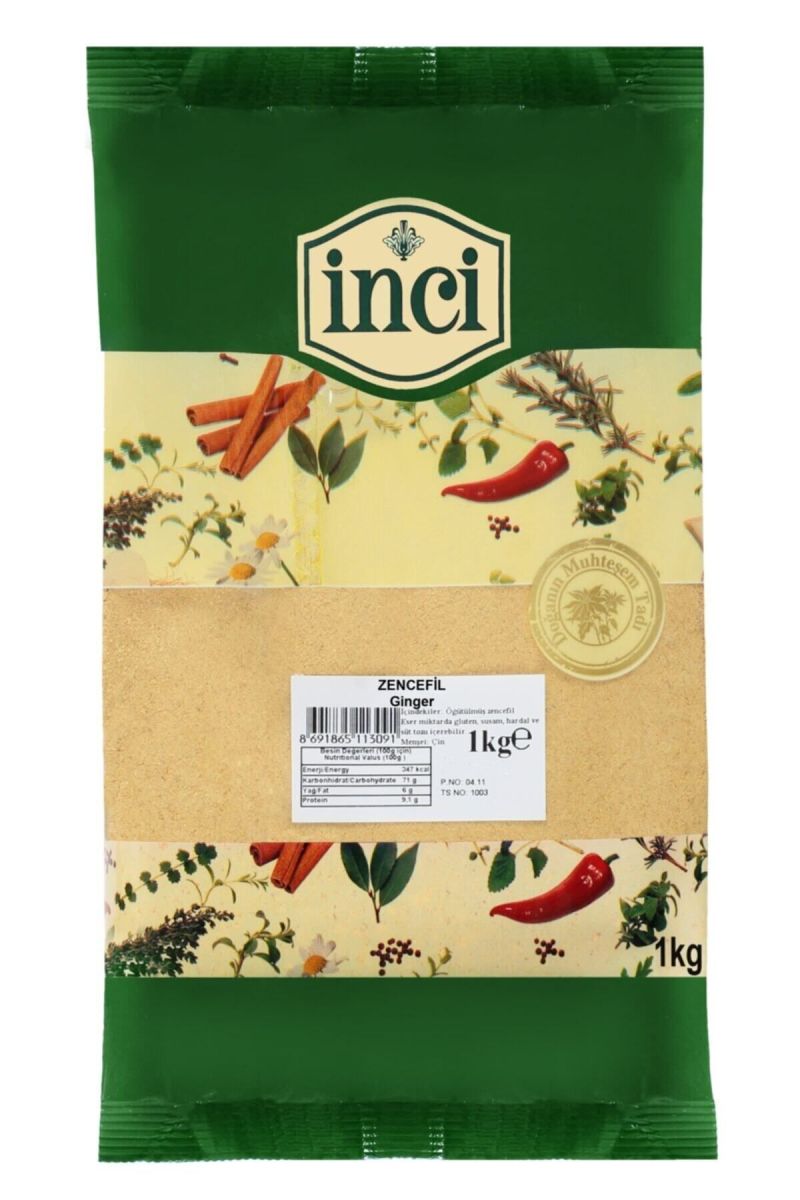 ZENCEFİL TOZ 1 KG